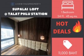 1 Bedroom Condo for rent in Supalai Loft @Talat Phlu Station, Bukkhalo, Bangkok near BTS Talat Phlu