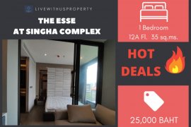 1 Bedroom Condo for rent in The Esse at Singha Complex, Khlong Toei Nuea, Bangkok near MRT Phetchaburi