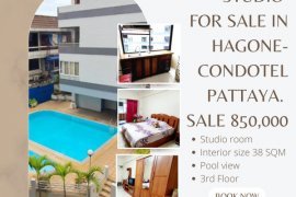 1 Bedroom Condo for sale in Hagone, Na Kluea, Chonburi