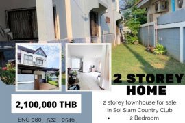 2 Bedroom House for sale in Chonburi
