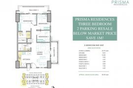 3 Bedroom Condo for sale in Prisma Residences, Bagong Ilog, Metro Manila