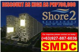 1 Bedroom Condo for sale in Shore 2 Residences, Pasay, Metro Manila