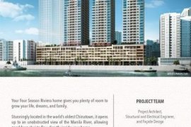 4 Bedroom Condo for sale in Four Season Riviera, Binondo, Metro Manila
