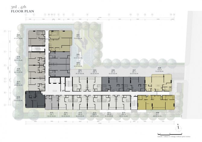 3rd-6th Floor Plan