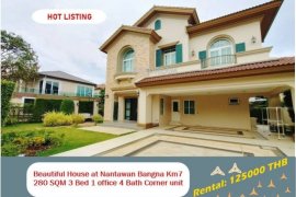 4 Bedroom House for rent in Nantawan Bangna Km. 7, Bang Kaeo, Samut Prakan
